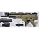 New boxed airsoft BB SCAR assault rifle model 8920A. P&P Group 2 (£18+VAT for the first lot and £3+