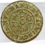 Medieval trade Jetton, Orb type. P&P Group 0 (£5+VAT for the first lot and £1+VAT for subsequent