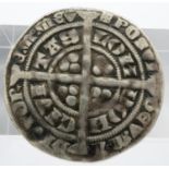 Edward III Pre-Treaty silver groat circa 1351-1361, .950 fineness, no clippings, 4.3g. P&P Group