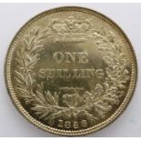 1856 Queen Victoria silver shilling. P&P Group 0 (£5+VAT for the first lot and £1+VAT for subsequent