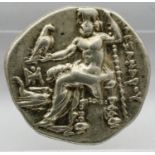 Macedon Phillip III silver drachm. P&P Group 0 (£5+VAT for the first lot and £1+VAT for subsequent