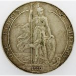 1910 Edward VII silver florin. P&P Group 0 (£5+VAT for the first lot and £1+VAT for subsequent lots)
