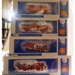 Four Corgi American fire engines, US53803, US51503, 54902, 53001, all in very good condition,