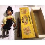 Pelham puppets Pirate with opening mouth, in very good to excellent condition, box is poor. P&P