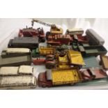 Twenty Dinky toys to include commercials, farming, buses all playworn, suitable for re-