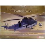 1/72 scale Corgi AA 33401 Westland Sea King 825 SGN, Falklands 1982, in very good condition, box