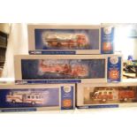 Four Corgi American fire engines, 54704, 54904, 52103, 53801, all in very good condition, boxes with