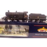OO scale Bachmann 31-828, class 4-3XX Black, 5370, Early Crest, detail fitted, very good to