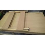 N gauge model railway baseboard 300 x 70 cm, ply construction with two legs and adjustable feet,