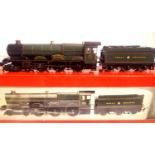 OO scale Hornby R2390, King Class 6028, King Henry II, GWR Green, very good condition, detail