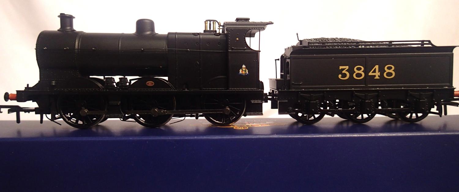 OO scale Bachmann 31-883, class 4F, Midland Railway Black, 3848, excellent condition, slight storage