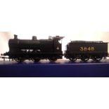 OO scale Bachmann 31-883, class 4F, Midland Railway Black, 3848, excellent condition, slight storage