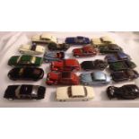 Twenty Jaguar 1/43 scale die-cast vehicles, Oxford, Vanguards, Corgi etc, mostly in very good to