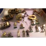 Unimax cast resin military vehicles, app 1/35 scale, Jeep, schwimm wagon and Kubelwagon. Plus a