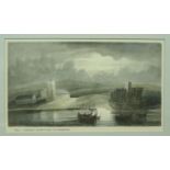 William Gawin Herdman (1805 - 1882): lithograph, earliest known view of Liverpool (plate I), 30 x 18