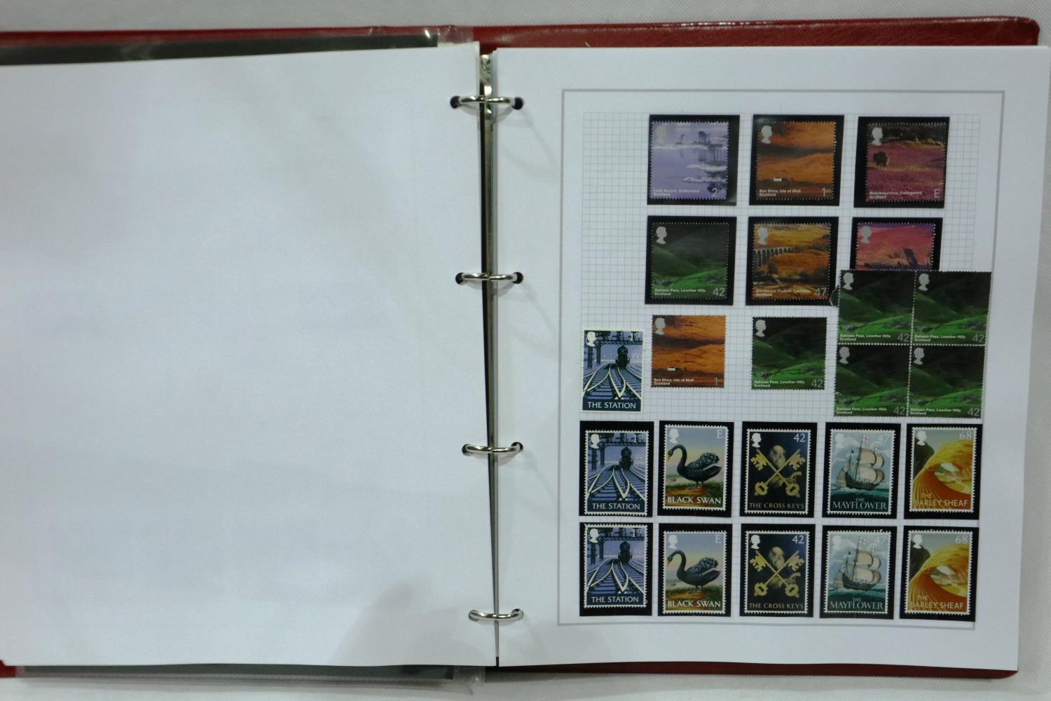 Album of mainly mint British stamps. P&P Group 1 (£14+VAT for the first lot and £1+VAT for