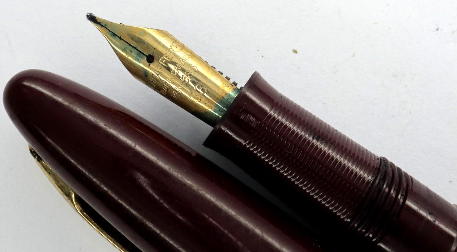 Sheaffer fountain pen with a 14ct gold nib. P&P Group 1 (£14+VAT for the first lot and £1+VAT for - Image 2 of 3