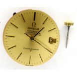 Omega: gents Constellation automatic chronometer wristwatch movement with date aperture, working
