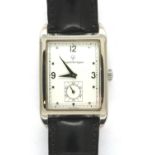 Girard-Perregaux: gents 18ct white gold cased Anno 1991 wristwatch, ref 4961, manual wind, 200