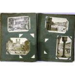 Bound postcards album, mainly vintage topographical postcards. P&P Group 1 (£14+VAT for the first