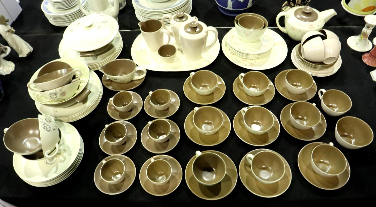 Large selection of Poole pottery dinner and teaware, eight eight pieces, light use marks and surface