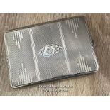 SILVER CIGARETTE CASE. 1929 TITAN PIPERE