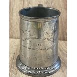 HAMMERSMITH REGATTA TANKARD DATED 1935