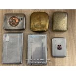 SIX ASSORTED CIGARETTE CASES