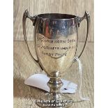 SMALL SILVER CUP 1938 ST. GEORGES HORSE SHOW, 7.8CM HIGH, APPROX 86G