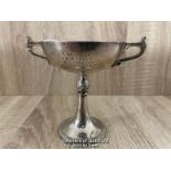 SILVER TROPHY - 1935 KINGS CUP G.S.C, 11CM HIGH, APPROX 122G