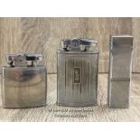 THREE VINTAGE RONSON LIGHTERS