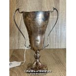 SILVER CUP, ENGRAVED 1925 CORP. H.D. SYARKINGS, 15.5CM HIGH, APPROX 154G
