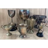 A COLLECTION OF VINTAGE TROPHY CUPS C1930'S (8)