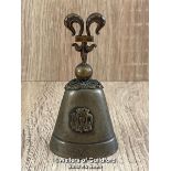 BRASS CHRUCH BELL, 9CM HIGH