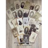 SELECTION OF 27 VICTORIAN PHOTOGRAPHS