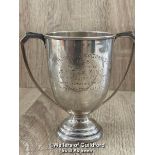 SILVER TROPHY FROM DISTRICT AGRICULTURAL SOCIETY PRESENTED BY HM THE KING THROUGH HIS DUCH OF