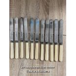 SET OF ELEVEN KNIVES BY MORRISON BRO'S & HOWSON CUTLERY TO HER MAJESTY