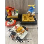 FISHER PRICE OFF SHORE CARGO PLAYSET, 1970'S