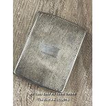 SILVER CIGARETTE CASE