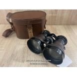 CASED VINTAGE BINOCULARS