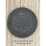 COINS - GEORGE III 1813 ONE STIVER, APPROX 3.5CM, APPROX 18G