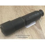 MILITARY TELESCOPE INCASED IN LEATHER, 47CM EXTENDED
