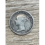 1840 4 PENCE COIN (QUEEN VICTORIA), 1.5CM DIAMETER, APPROX 2G