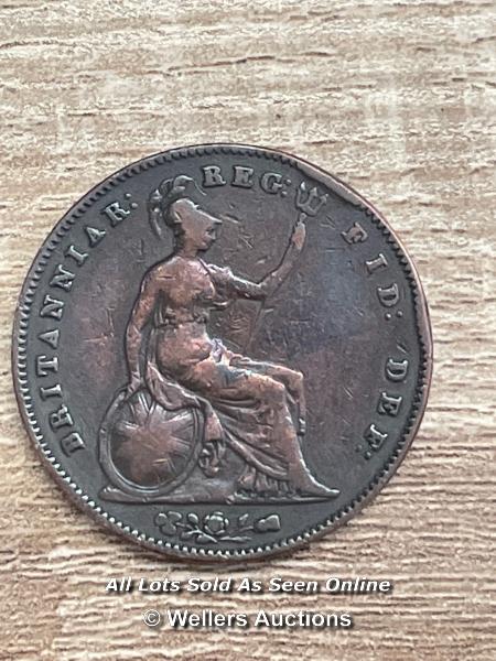 1854 QUEEN VICTORIA COIN, 3.3CM DIAMETER, APPROX 19G - Image 2 of 2