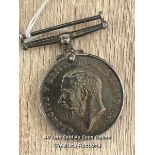 1914-1918 WAR MEDAL ISSUED TO PTE C.F. STRATTON A.S.C, APPROX 34G