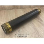 BRASS TELESCOPE, 77CM EXTENDED