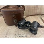 CARL ZIEISS JENA BINOCULARS R.H FITZROY ROYAL ARTILLERY