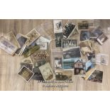 SELECTION OF VICTORIAN PHOTOS AND VINTAGE POSTCARDS