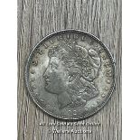 MORGAN U.S.A. SILVER DOLLAR COIN 1921, 3.2CM DIAMETER, APPROX 27G