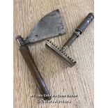 VINTAGE SHAVER & CUT THROAT RAZOR